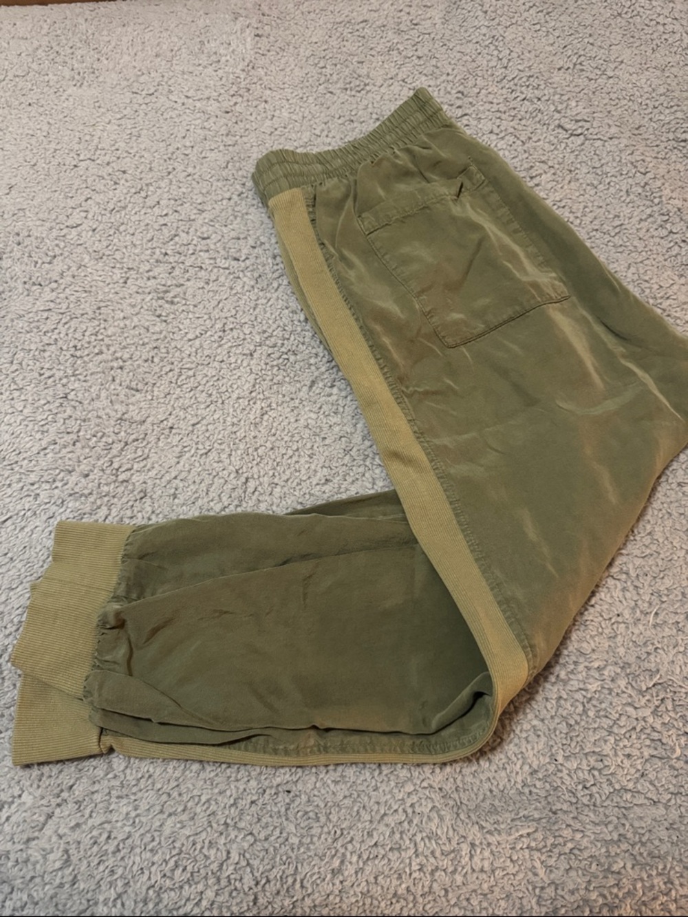 Women's Olive Green Casual Joggers